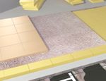 Aislamiento bajo pavimento, URSA XPS de URSA. Panel de poliestireno extruido, URSA XPS N-III I de URSA. 40x600x1250 mm.